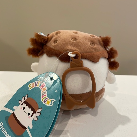 NWT 3.5” Prometheus the Axolotl Smore Squishmallow Clip - Epic Collection - Picture 2 of 4